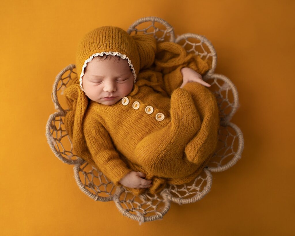 Sleeping newborn in our Horsforth studio